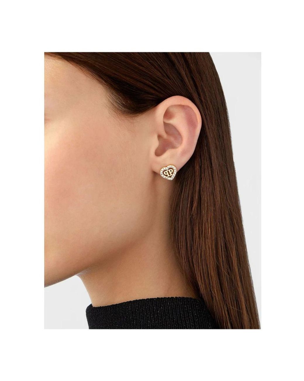 Philipp Plein Metallic Ohrringe