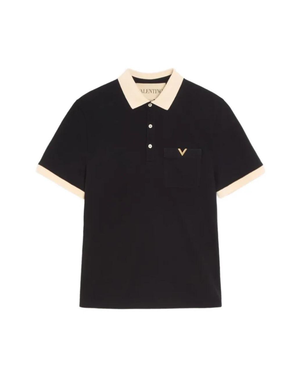 Valentino Black Polo Shirts for men