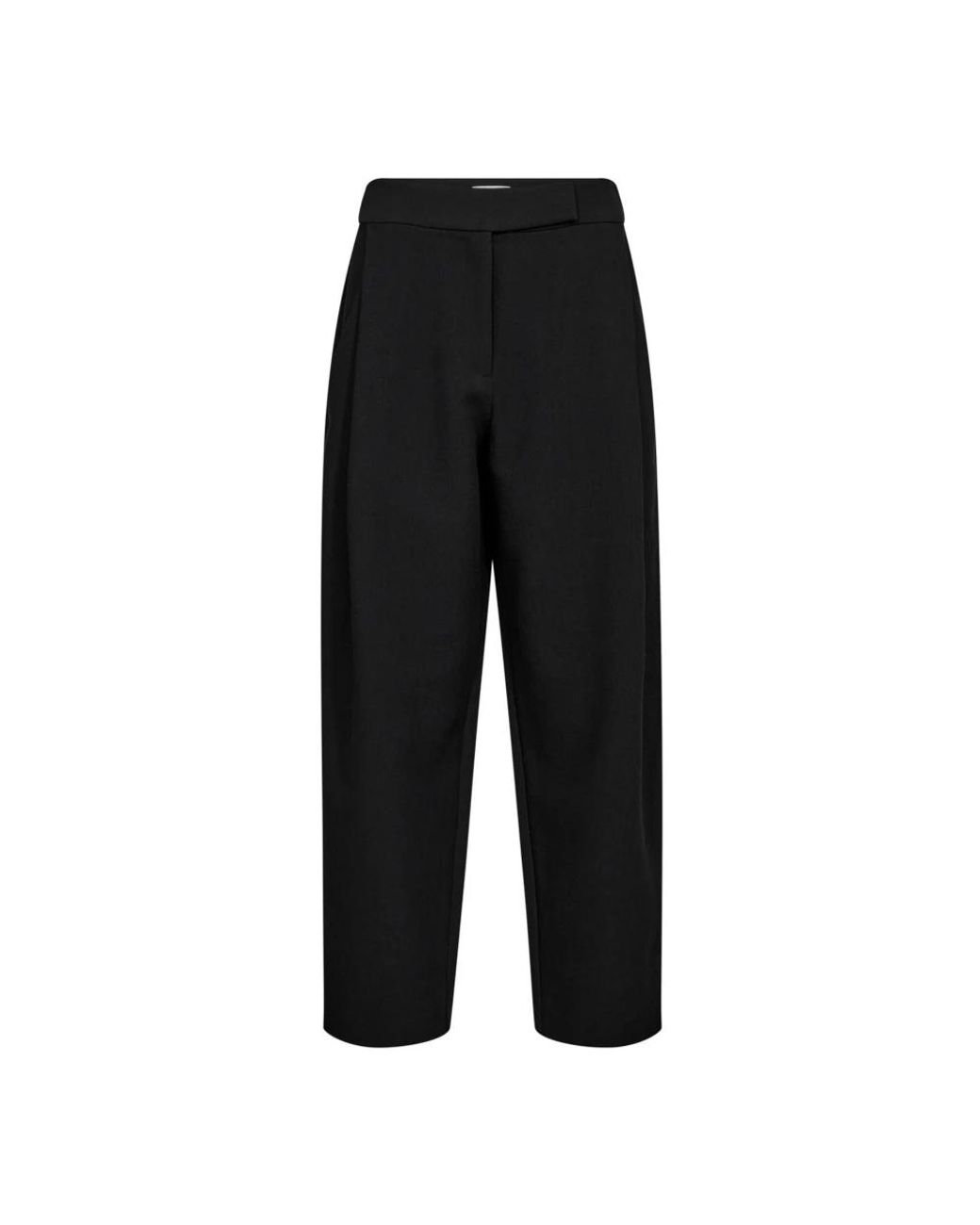 co'couture Broeken ,Zwart ,Zwarte Wortel Plooi Broek in het Black