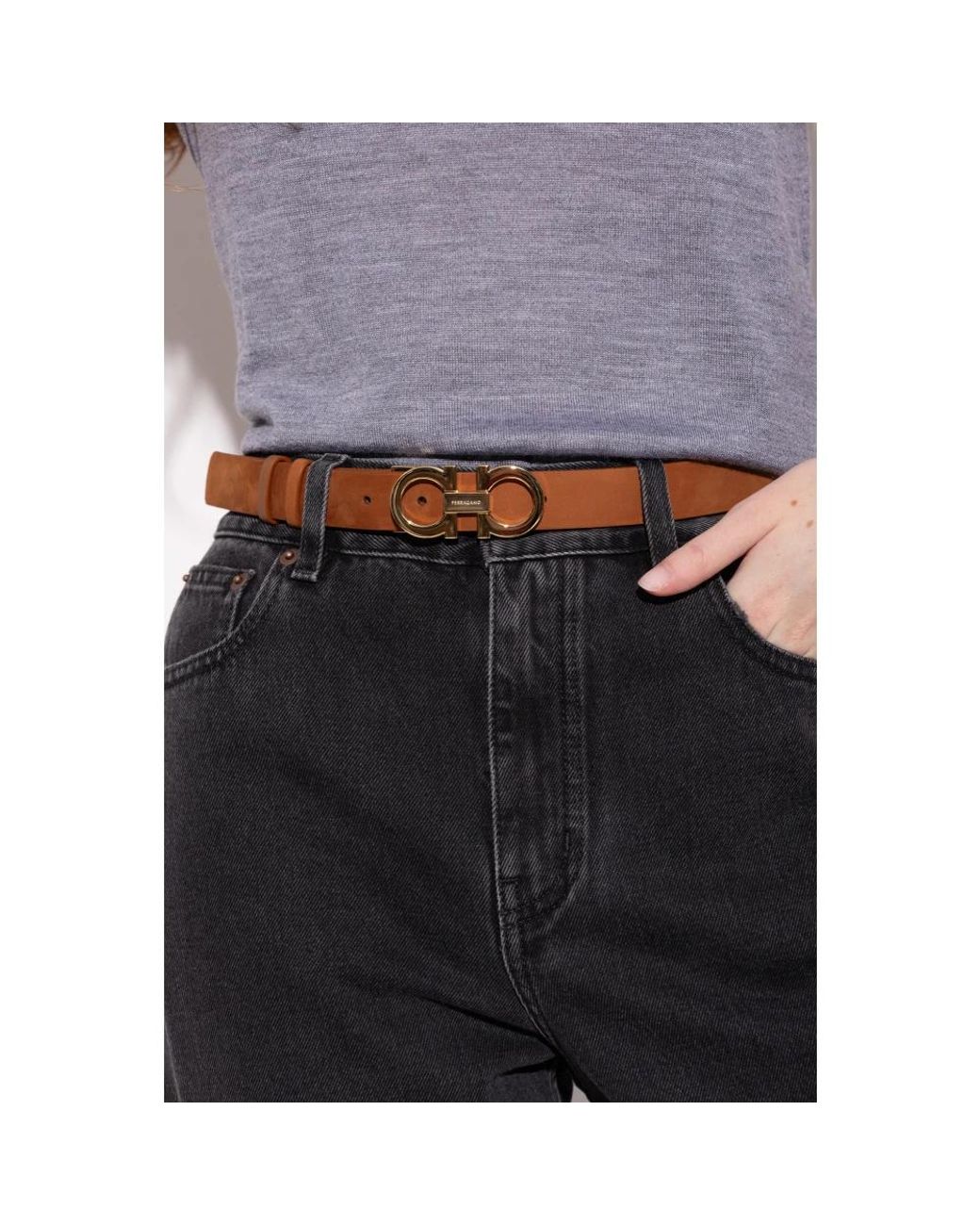 Ferragamo Brown Belts