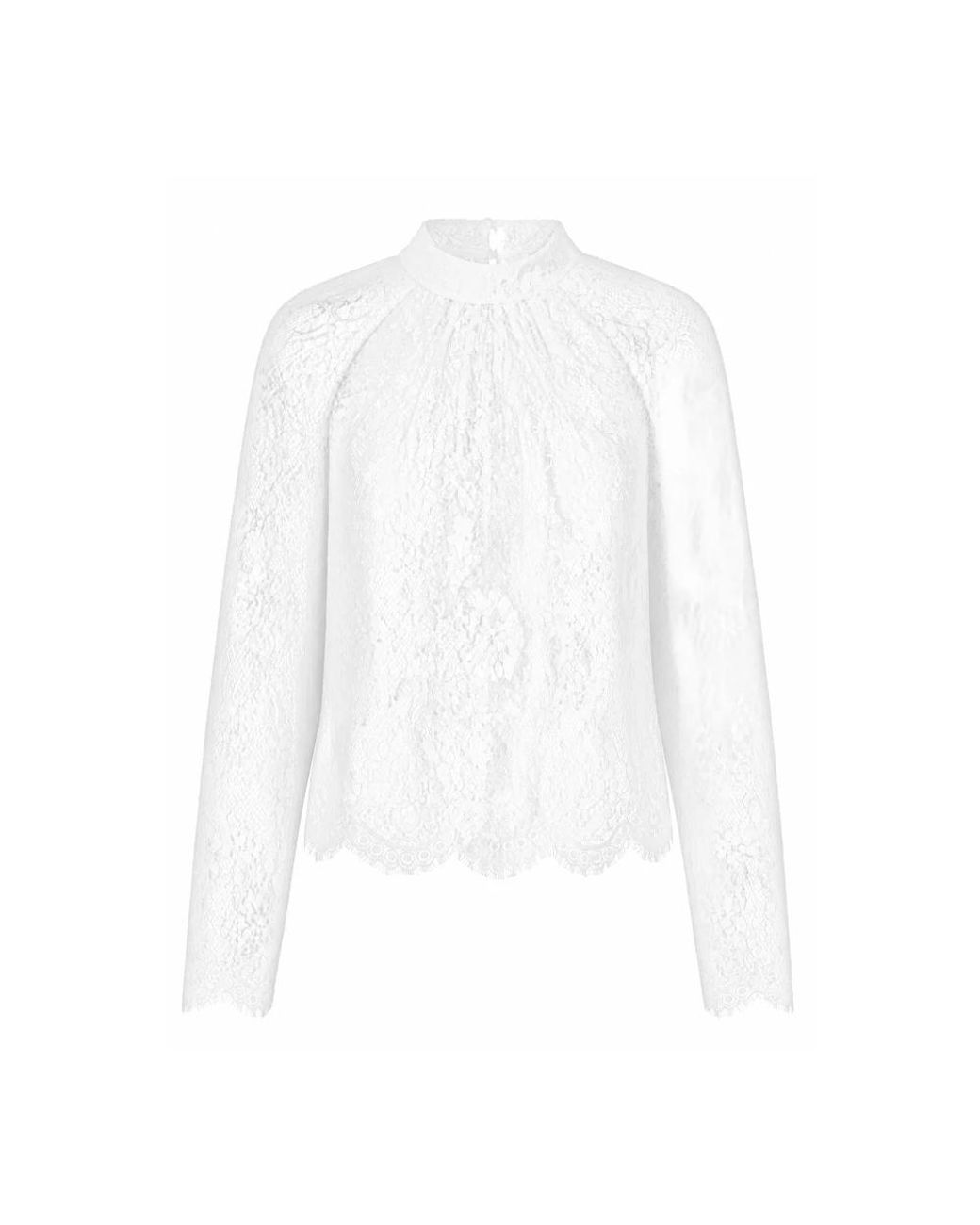 Blouses Self-Portrait de color White