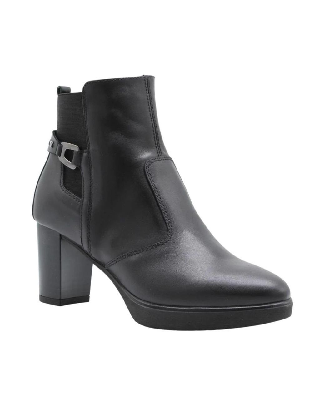 Nero Giardini Black Heeled Boots