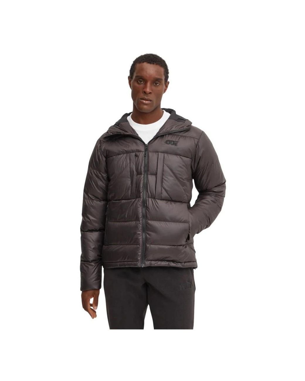 Picture Hi Puff Down Jacket in het Black voor heren