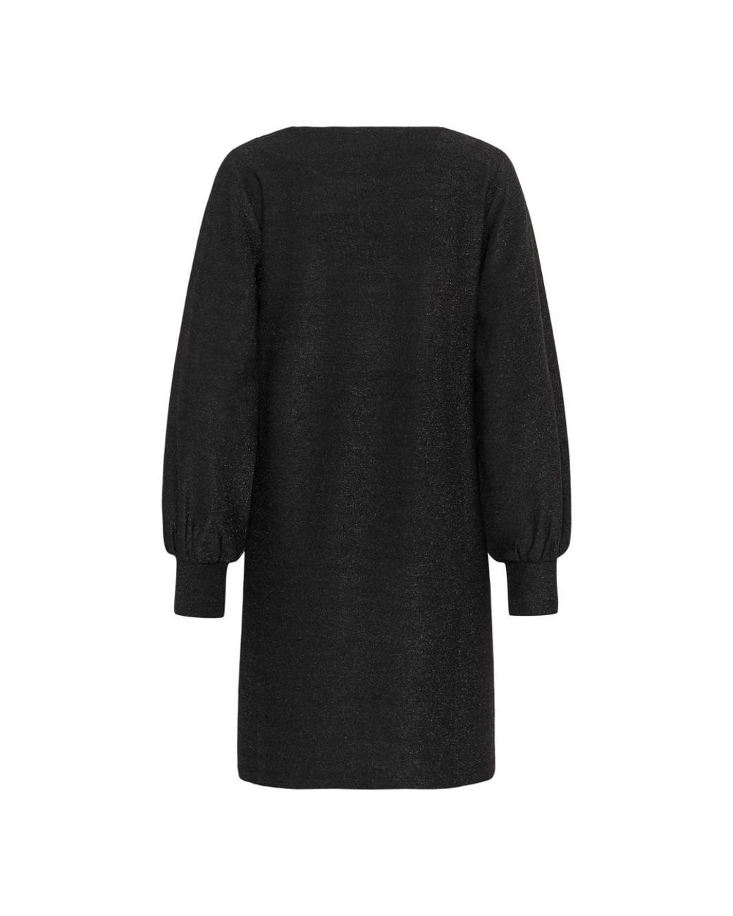 Short Dresses Kaffe de color Black