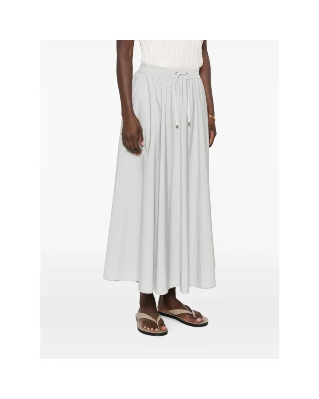 Midi Skirts Herno en coloris Gray