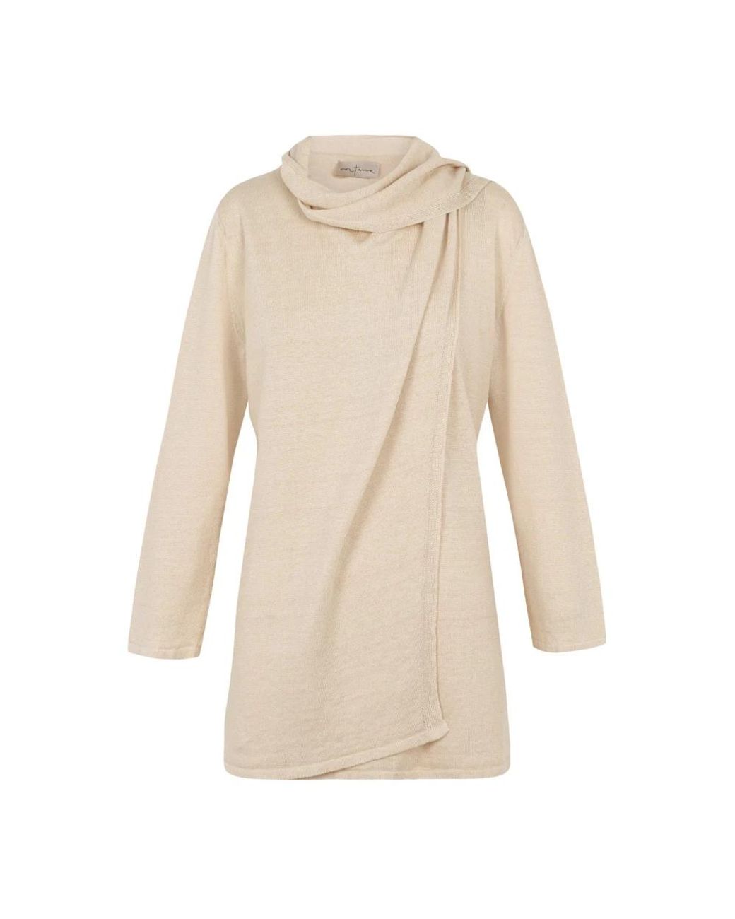 Cortana Natural Round-Neck Knitwear