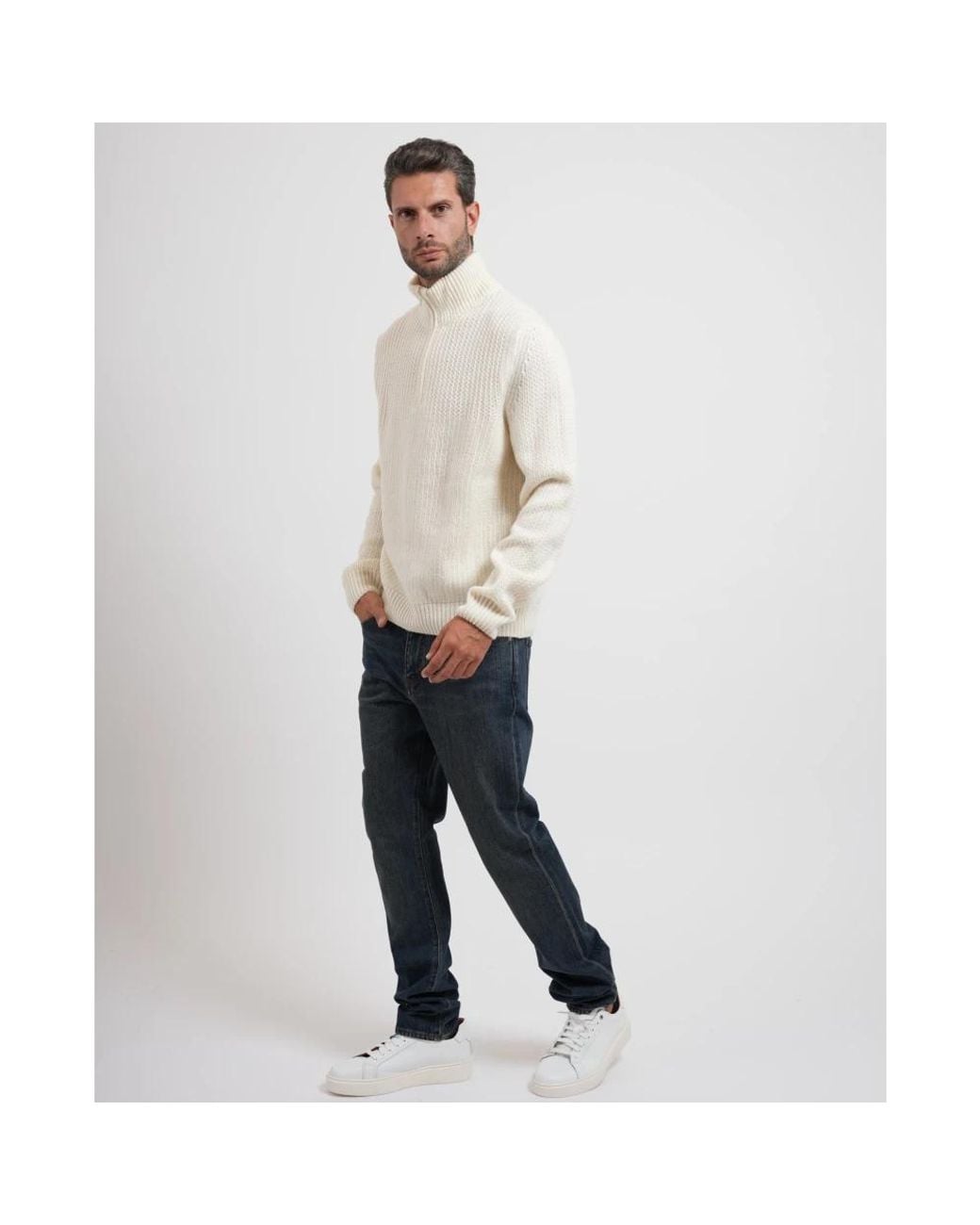 Boss Pullover in White für Herren