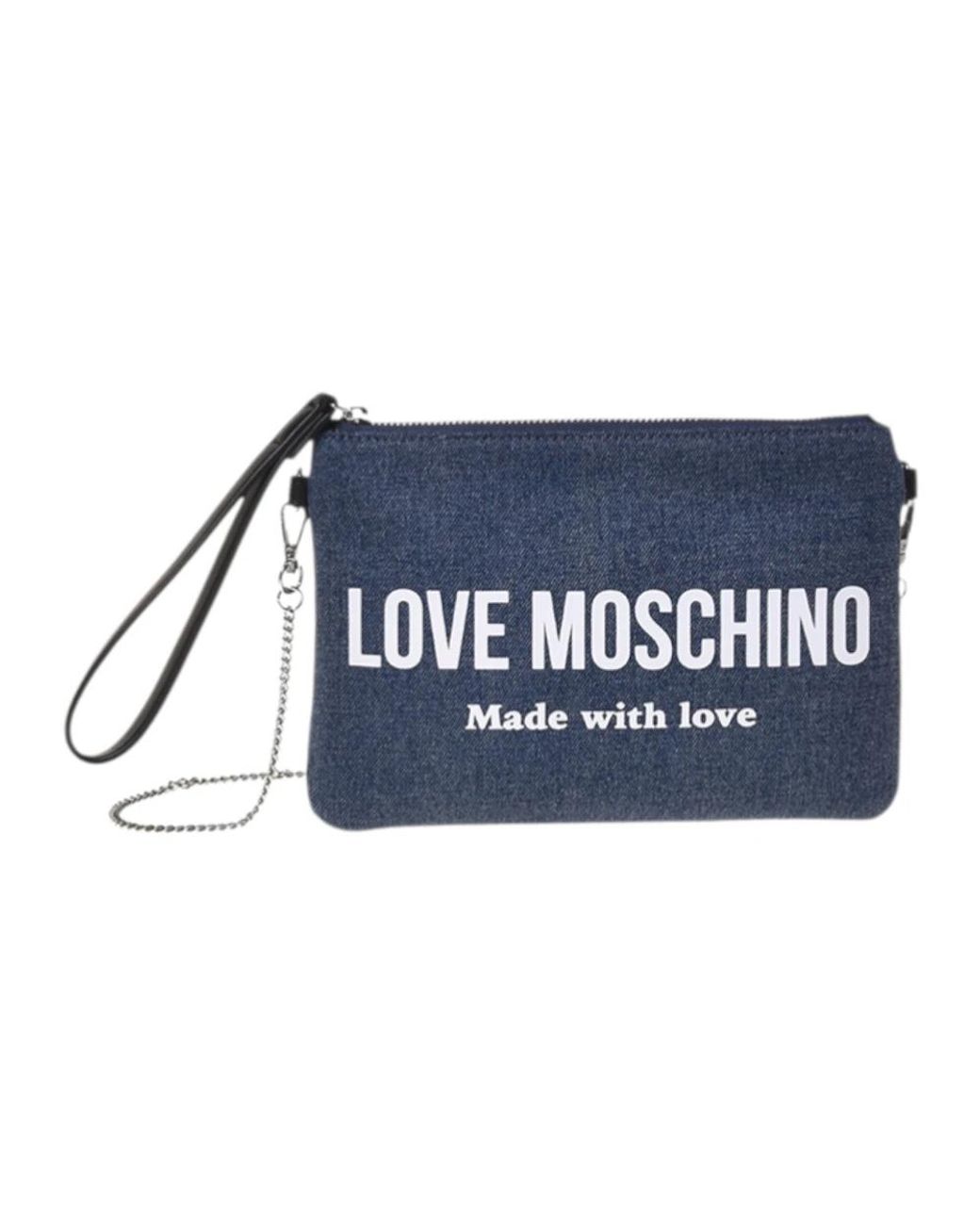 Love Moschino Blue Clutches