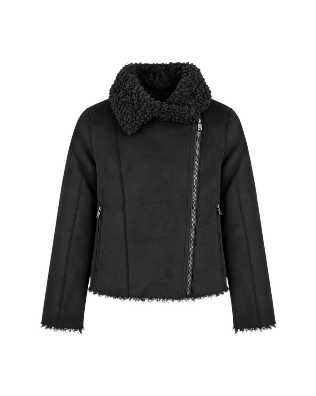 Rrd Jassen ,Zwart ,Polyester Lamb Perfect Jacket in het Black