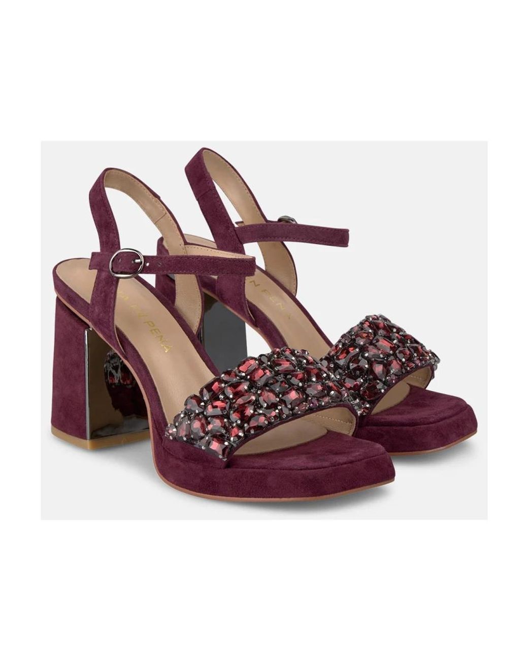 Alma En Pena. Purple High Heel Sandals