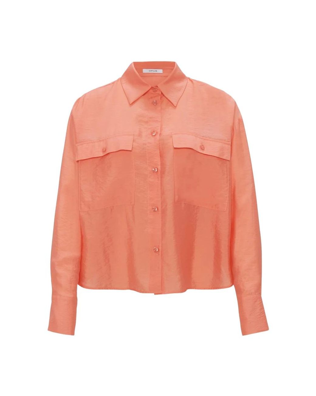 Opus Orange Langarmbluse