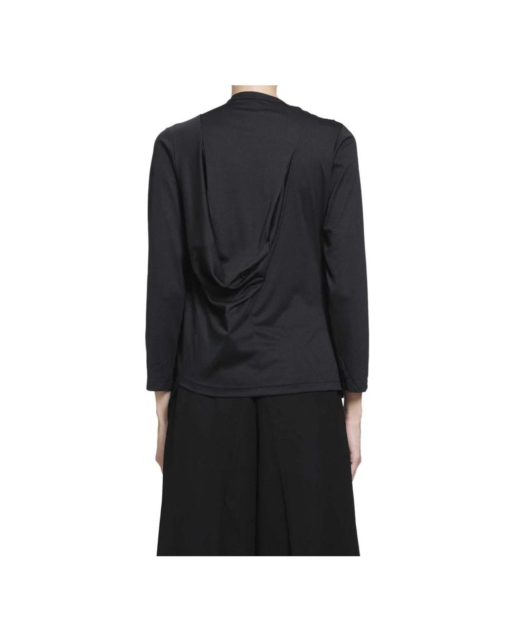 Comme des Garçons Black Long Sleeve T-Shirts