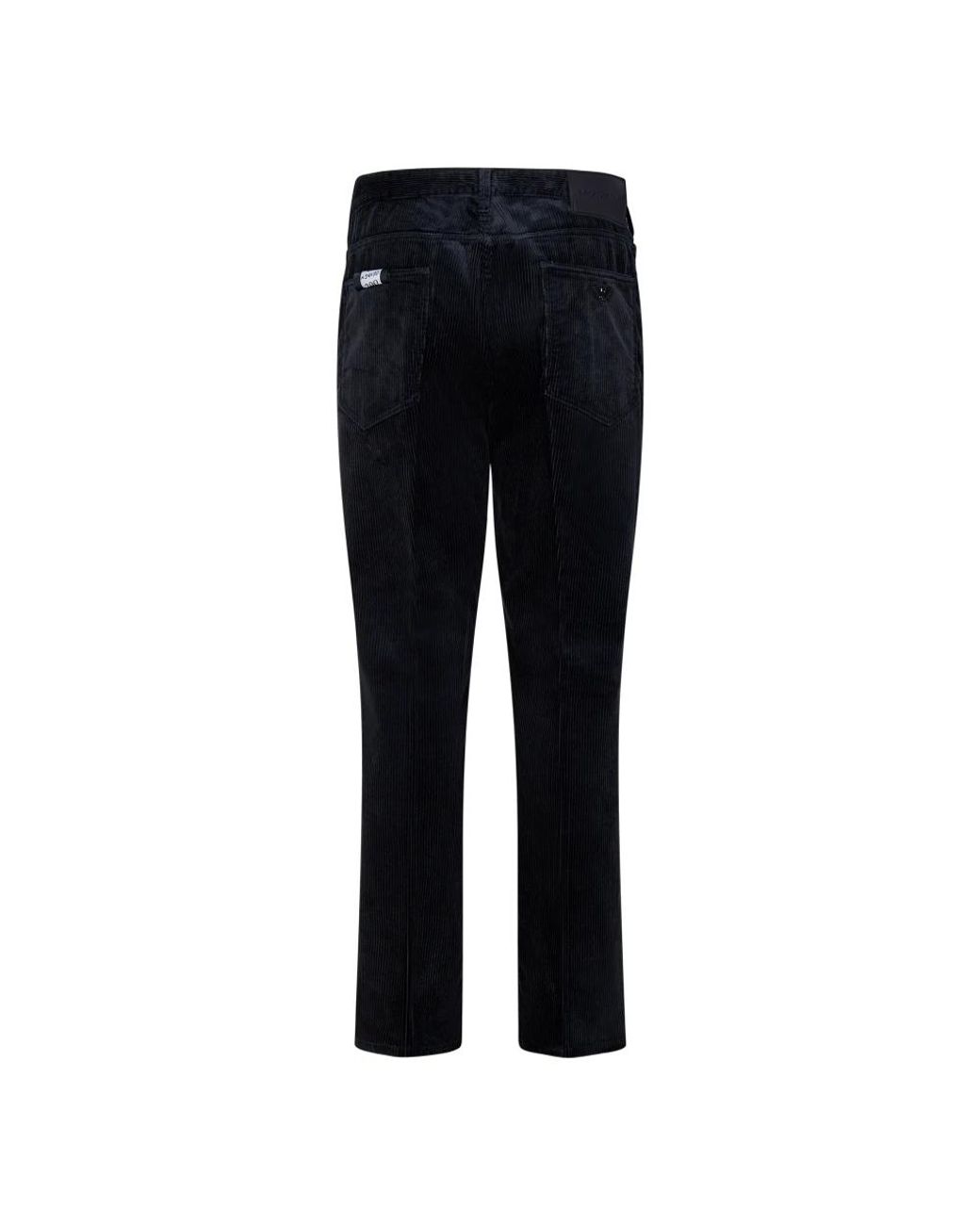 Emporio Armani Black Slim-Fit Trousers for men