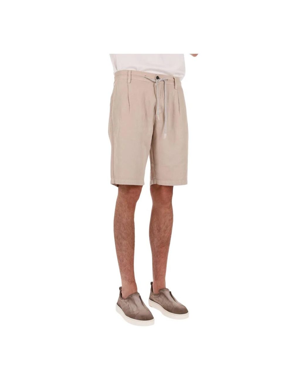 Eleventy Natural Casual Shorts for men