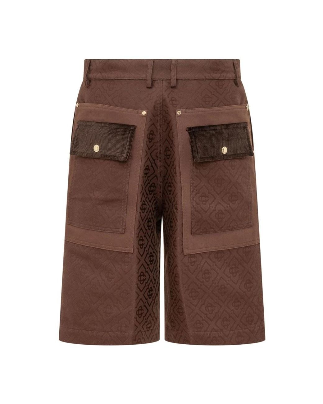 Casablanca Brown Casual Shorts for men