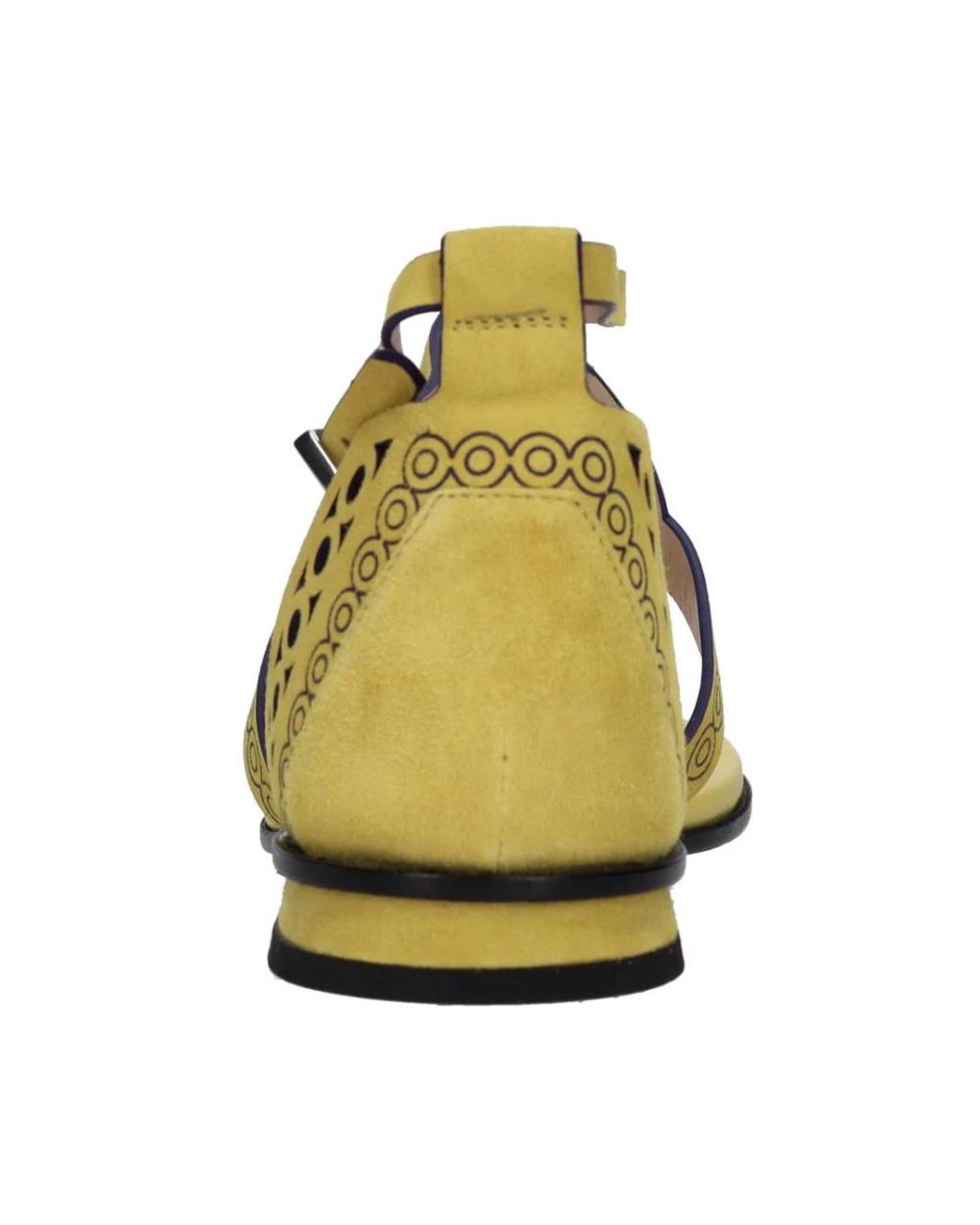 Fabi Natural Flat Sandals