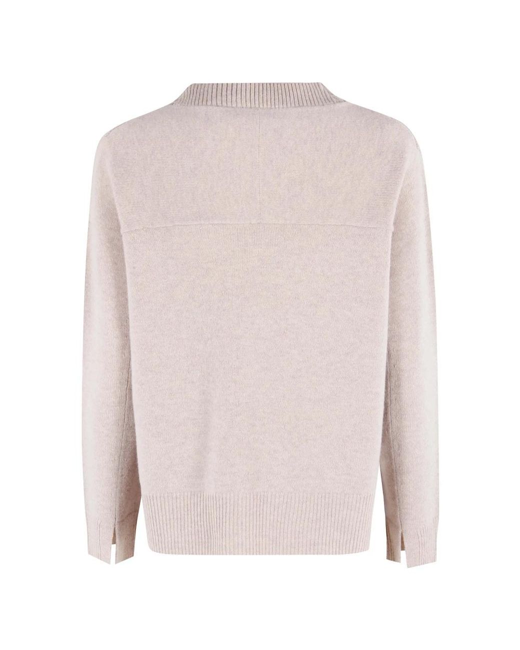 Maison Kitsuné Pink V-Neck Knitwear