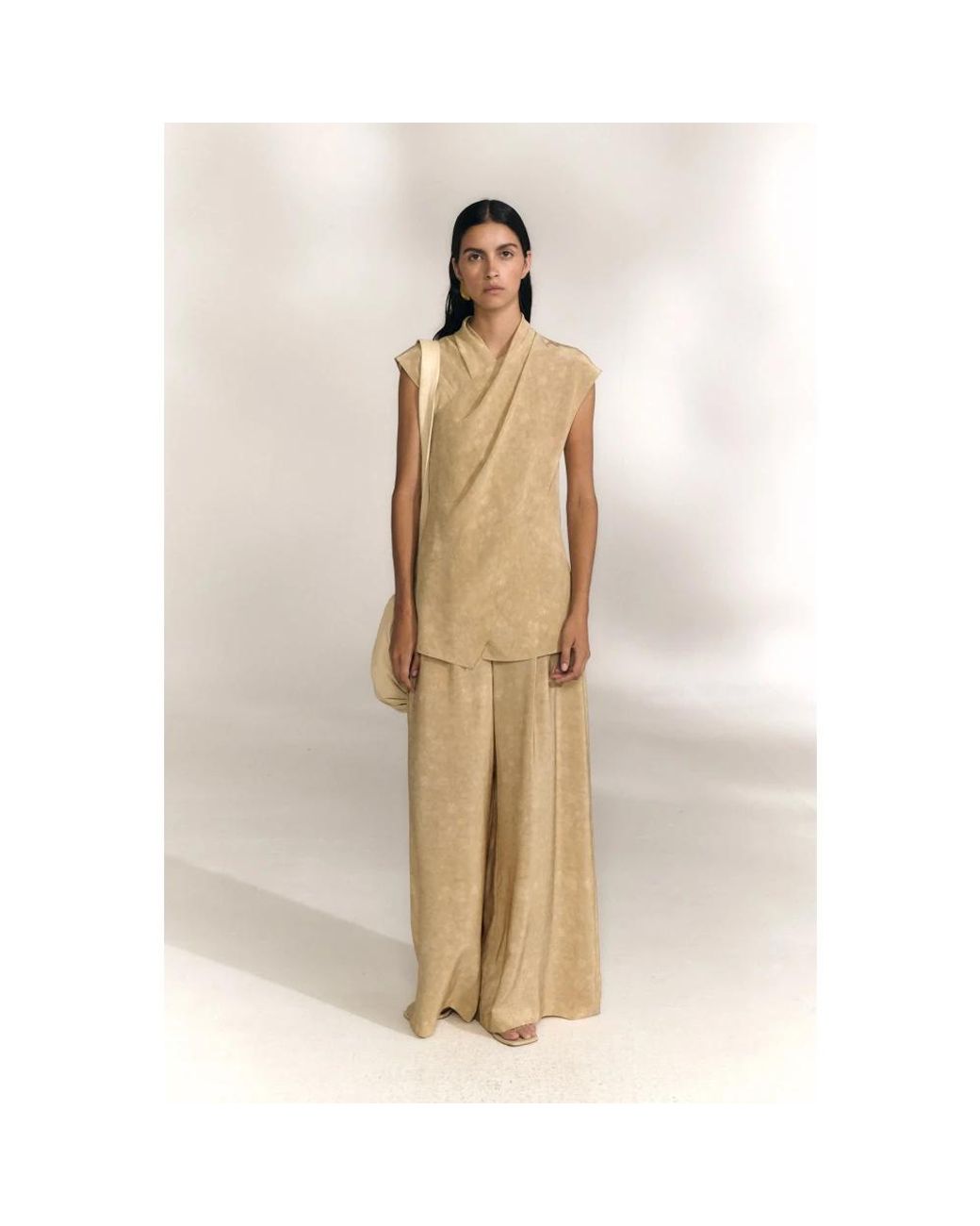 Cortana Natural Wide Trousers