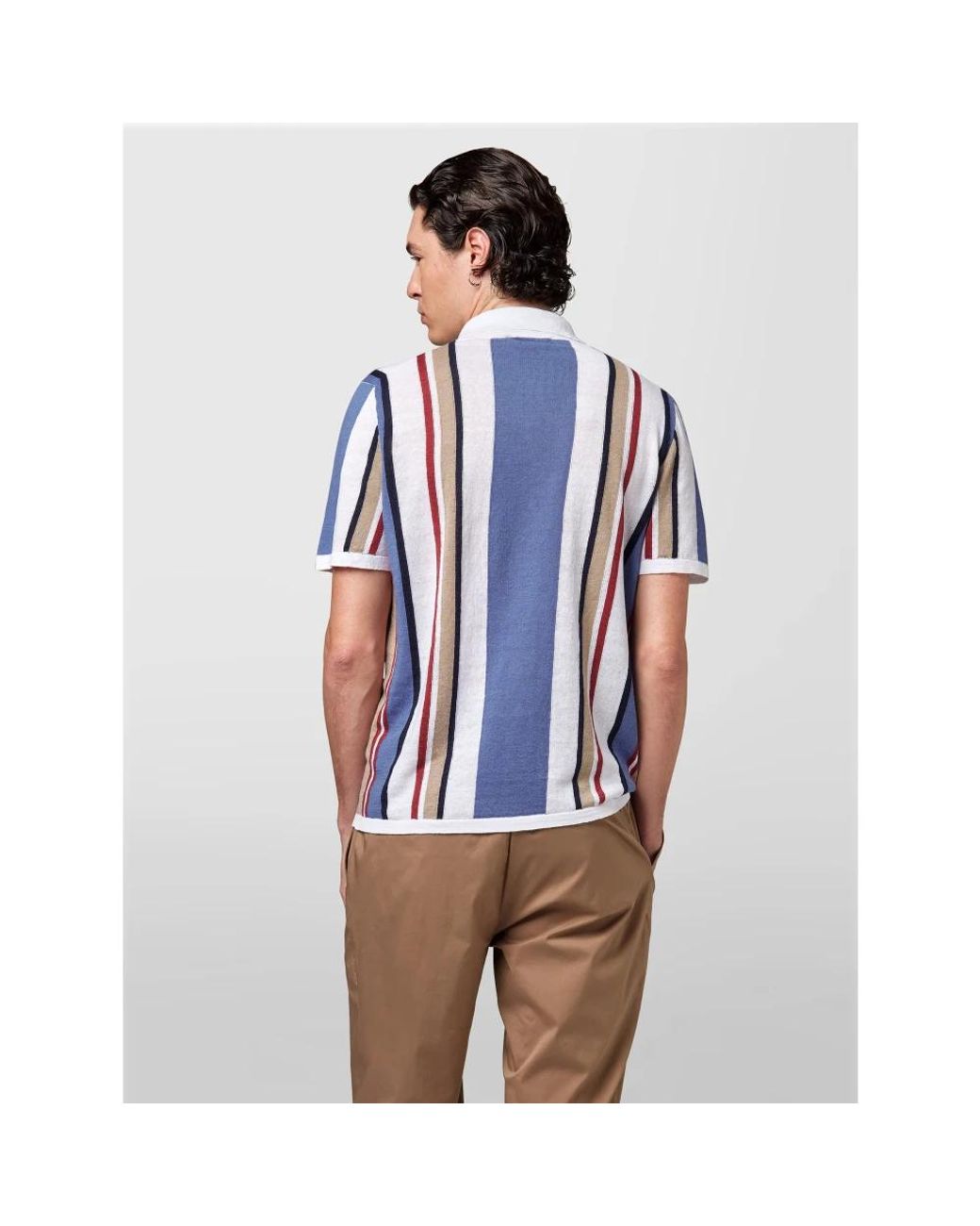Alpha Studio Blue Casual Shirts for men