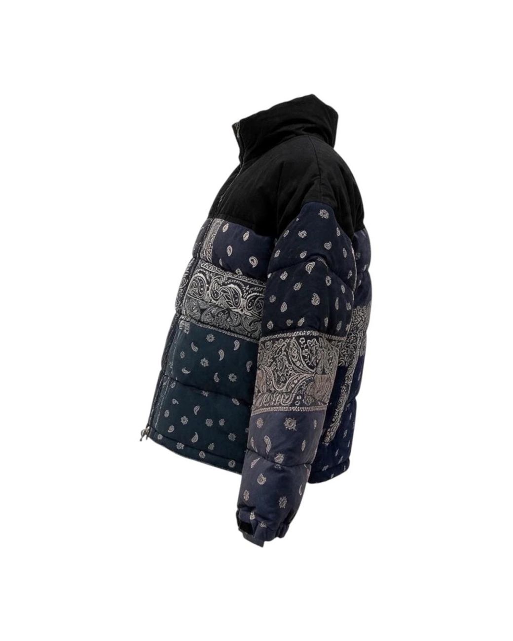 READYMADE Blue Patchwork Bandana Jacke