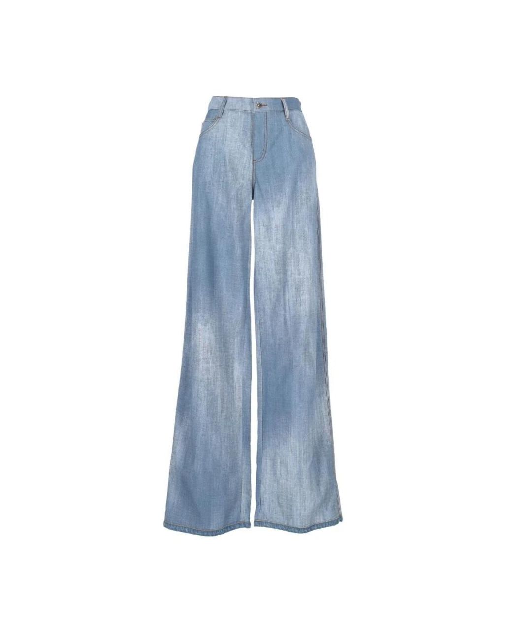 Ermanno Scervino Blue Wide Jeans
