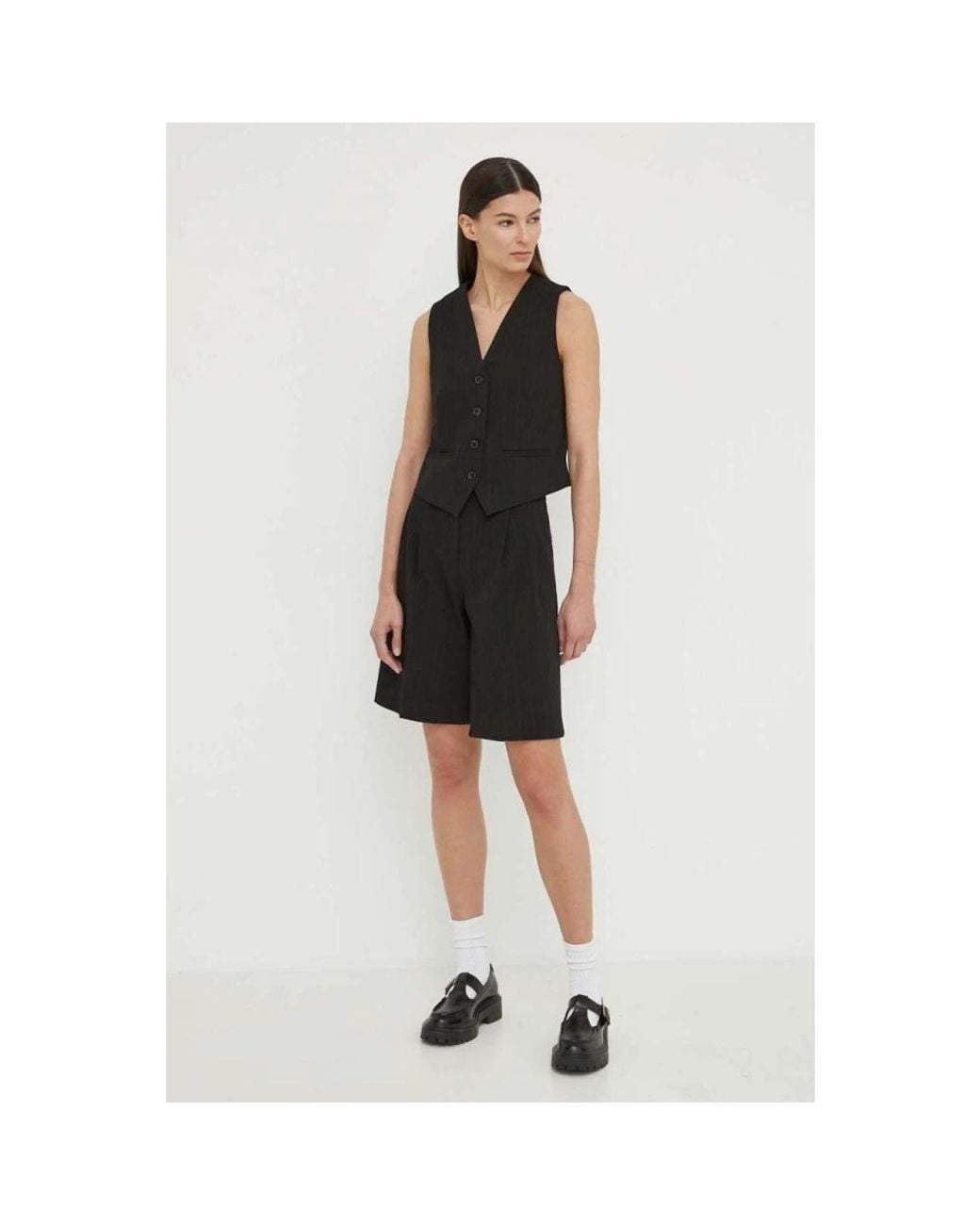 Vests Samsøe & Samsøe de color Black