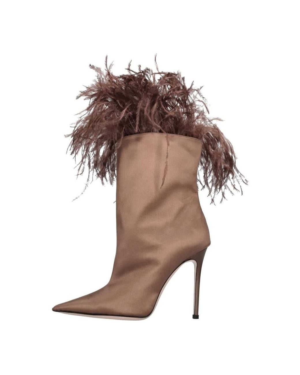 Gedebe Brown Heeled Boots