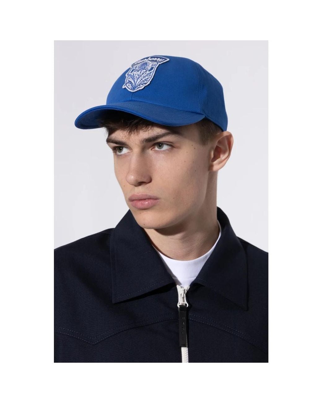 Burberry Blue Caps for men