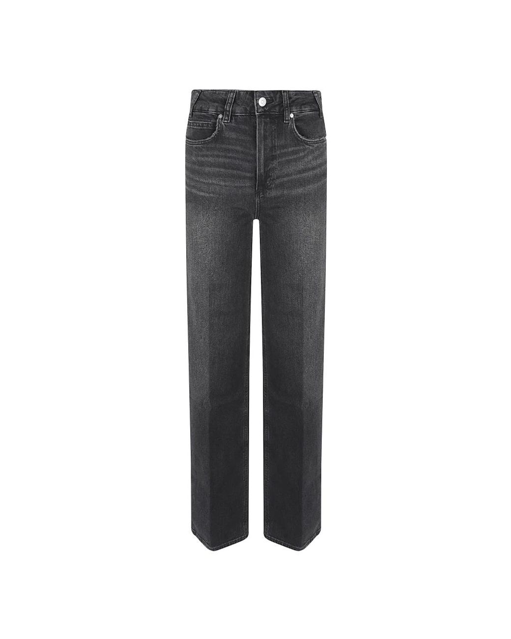 PAIGE Gray Straight Jeans