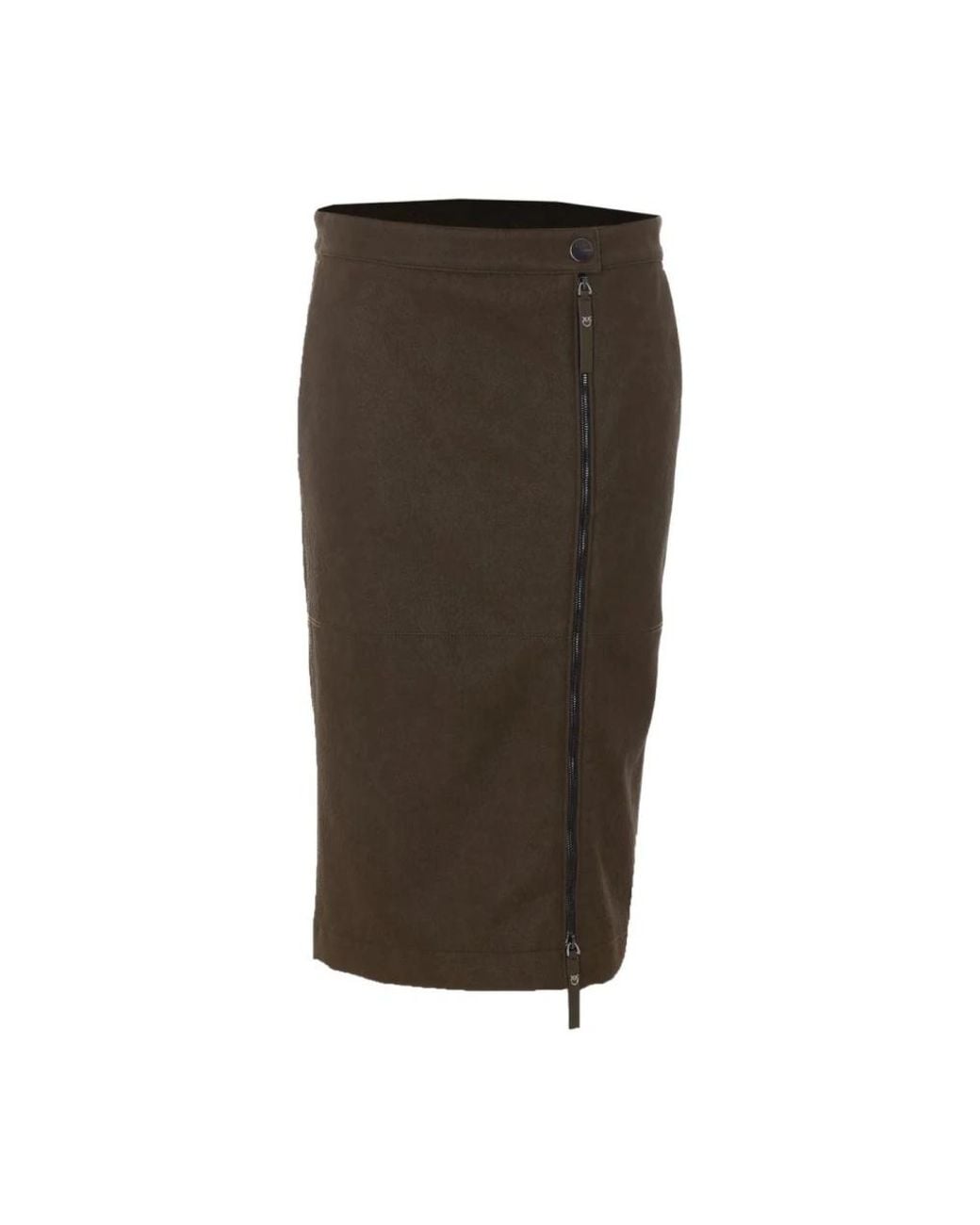 Pinko Brown Midi Skirts