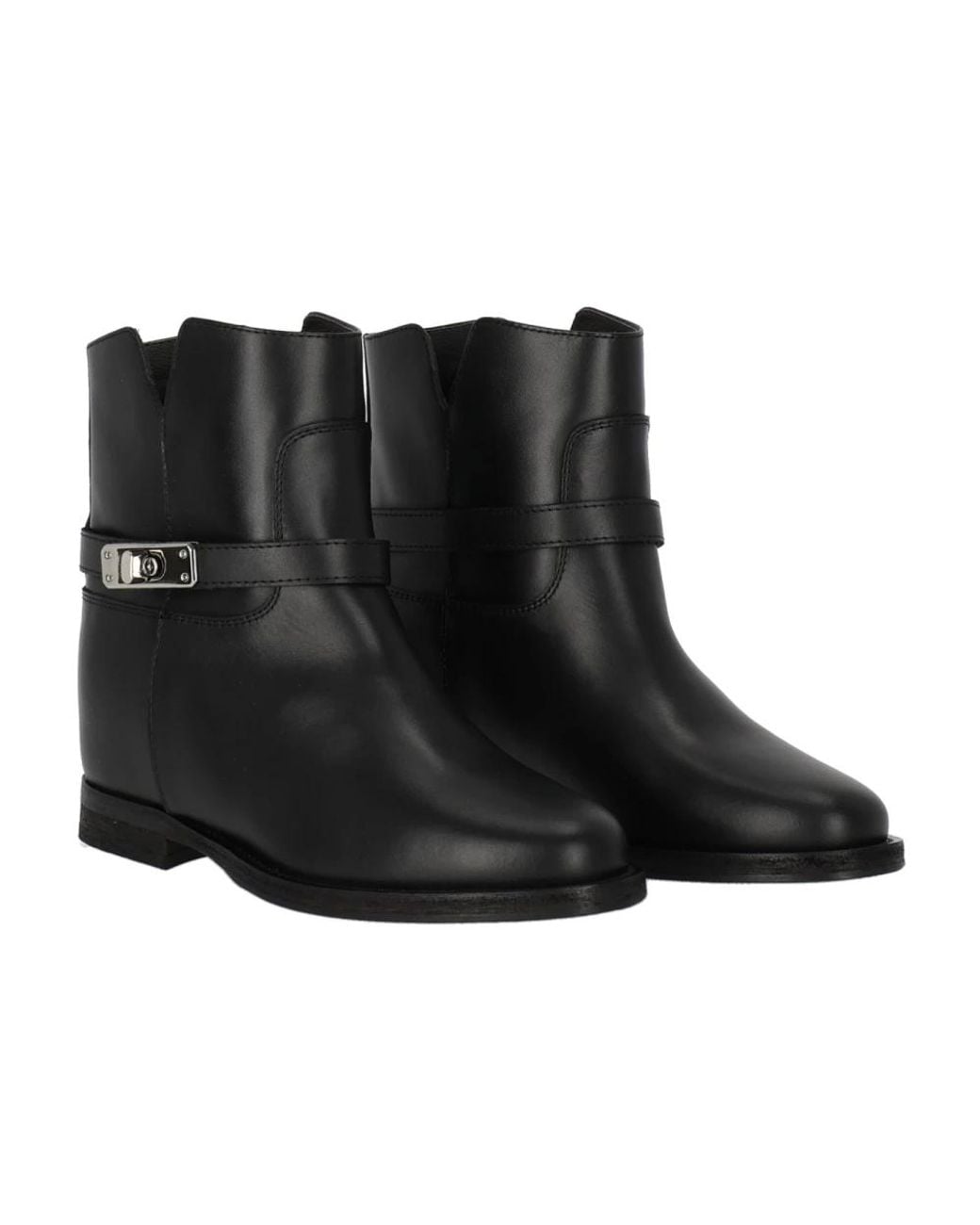 Via Roma 15 Black Ankle Boots