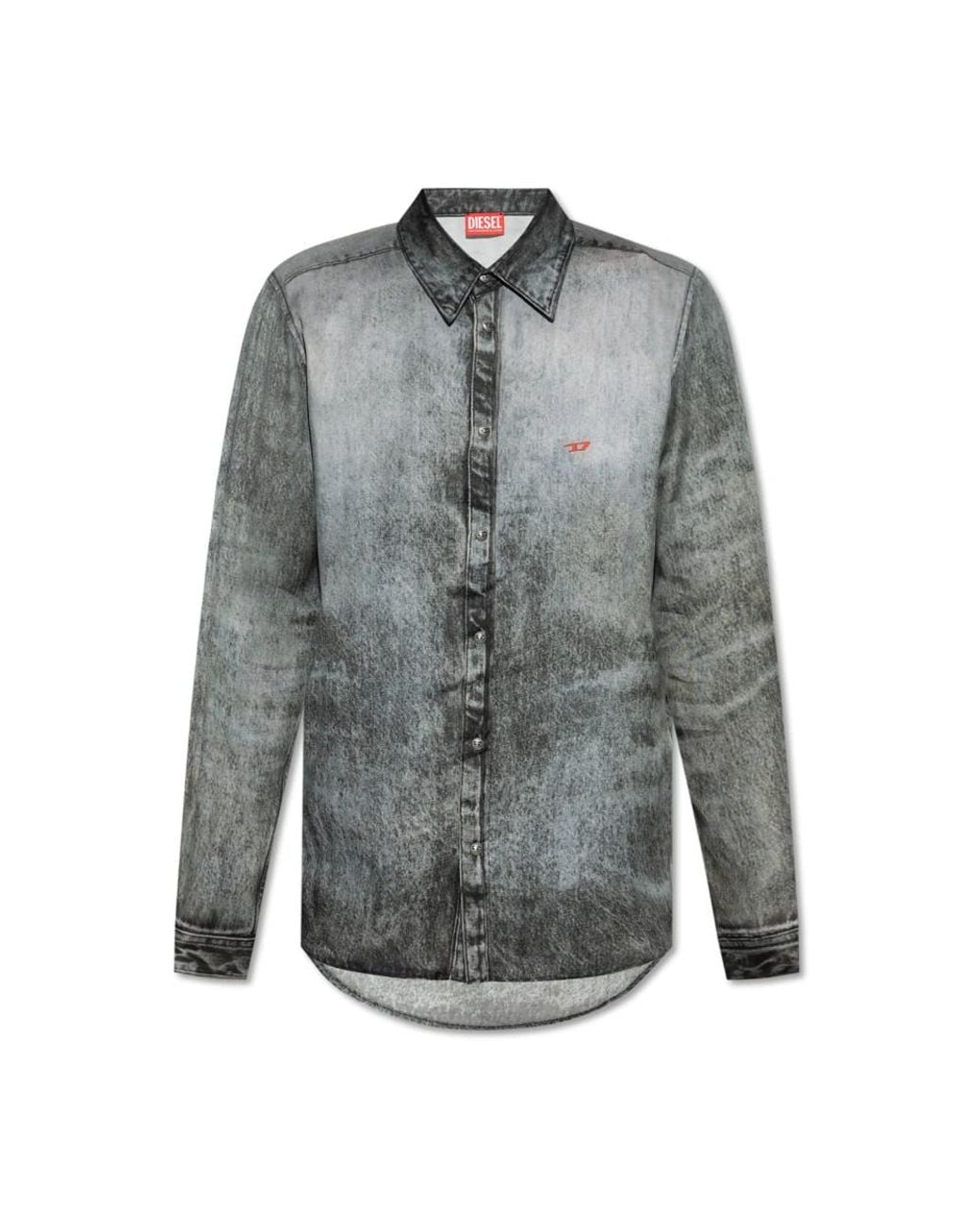 DIESEL Gray Casual Shirts for men