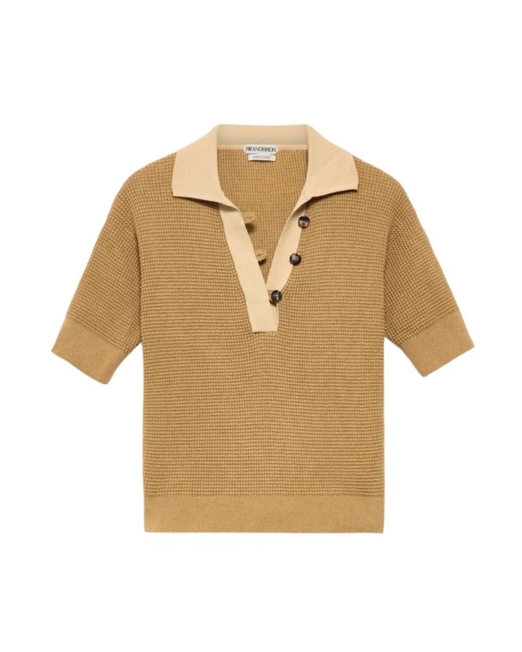 J.W. Anderson Natural V-Neck Knitwear