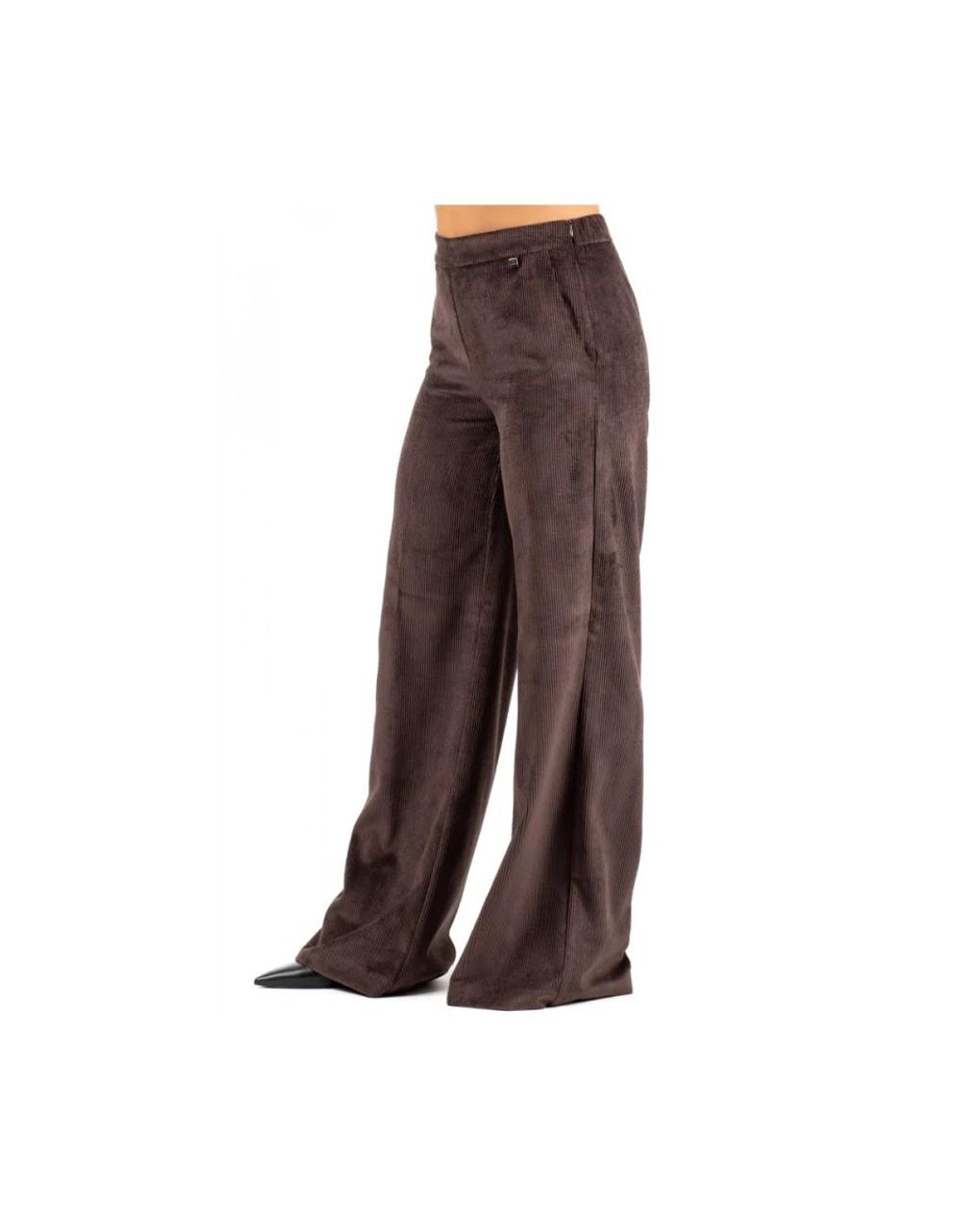 Luckylù Brown Wide Trousers