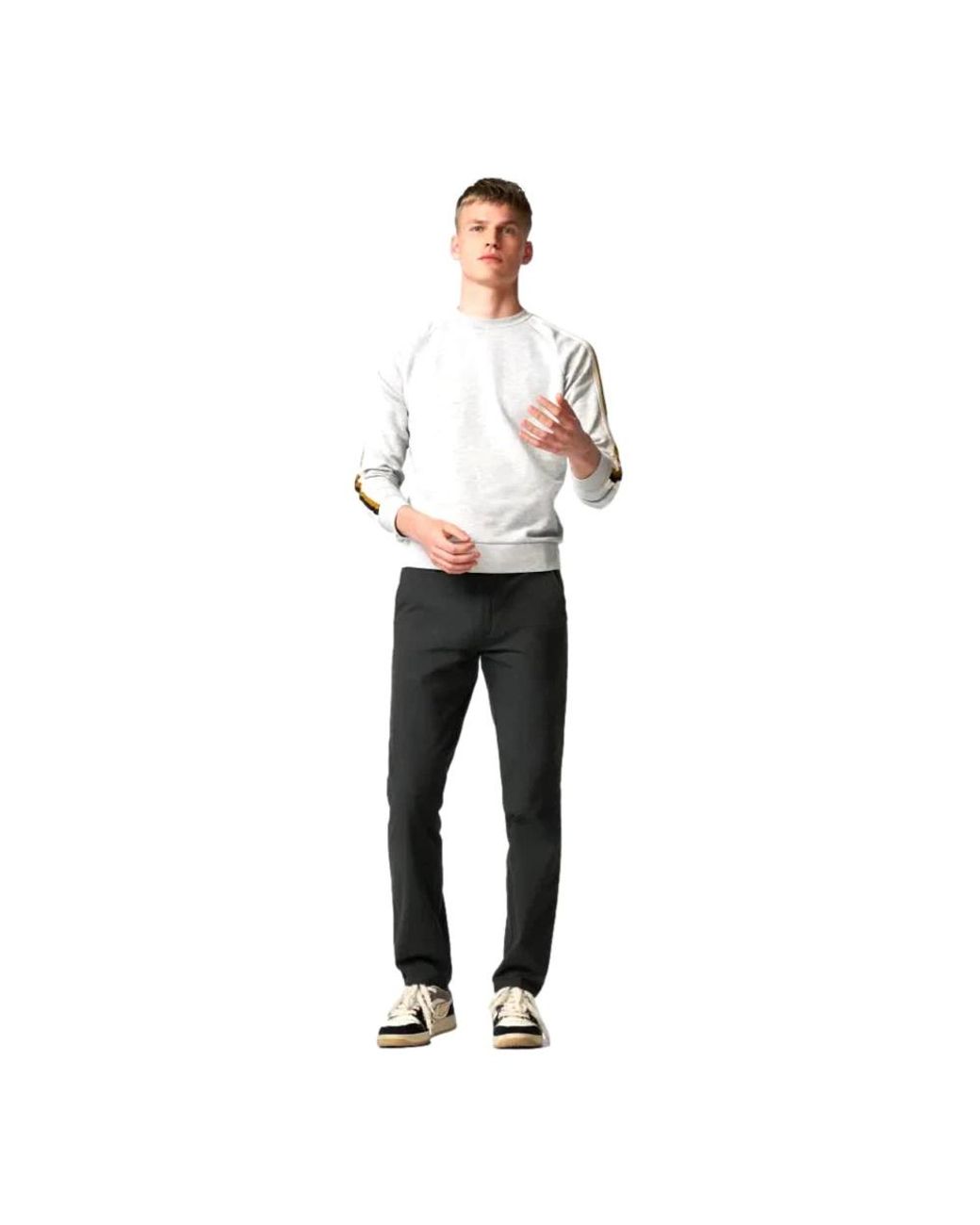 Meyer Black Slim-Fit Trousers for men