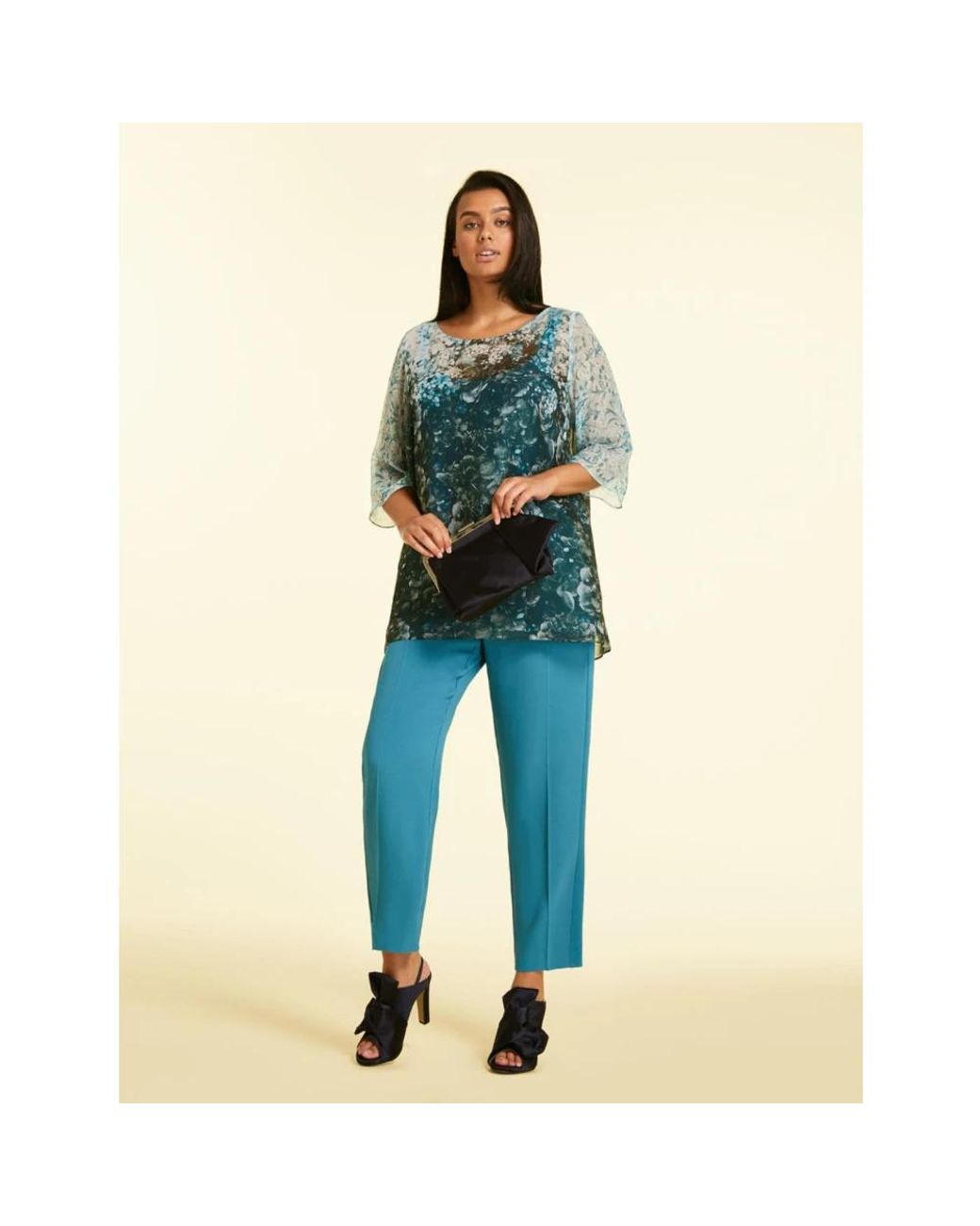 Marina Rinaldi Green Blouses