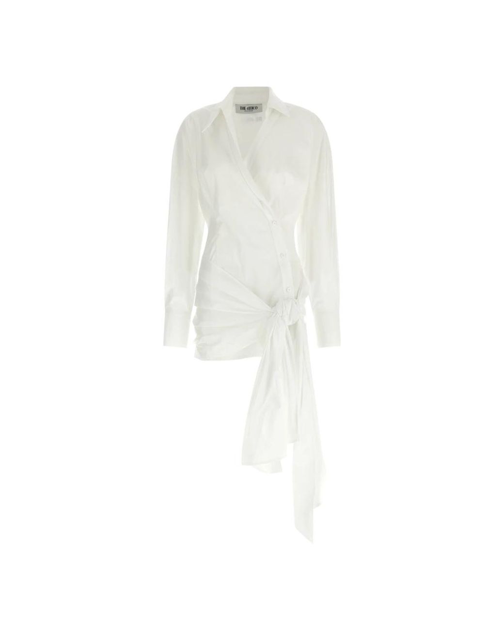 The Attico White Wrap Dresses