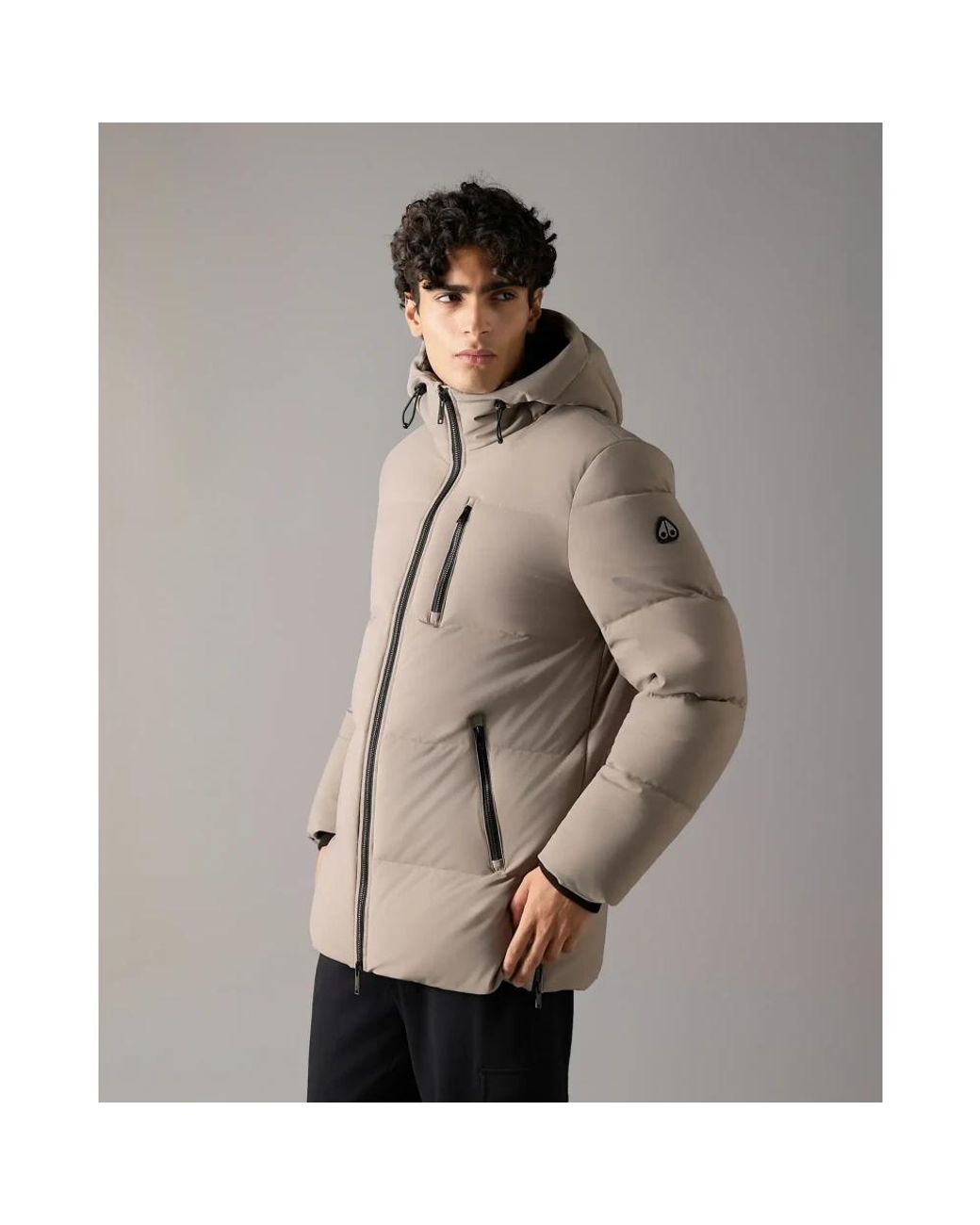 Down Jackets di Moose Knuckles in Natural da Uomo
