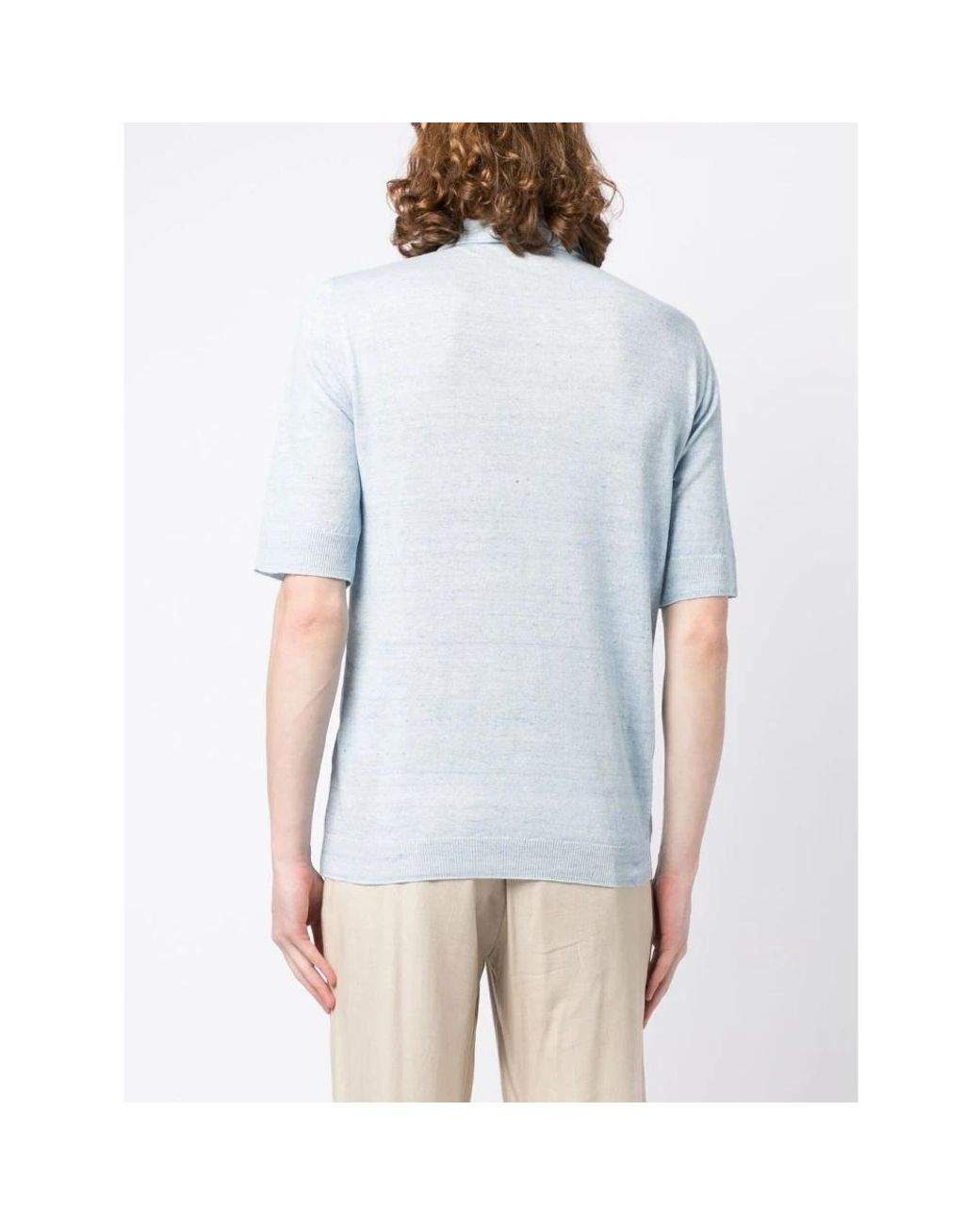 Lardini Blue Polo Shirts for men