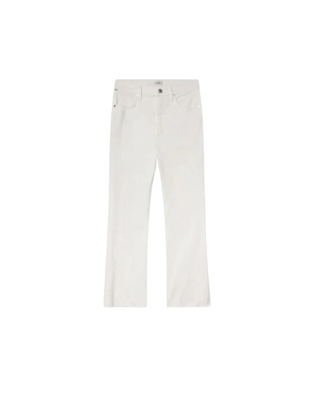 Citizens of Humanity White Bootcut Jeans