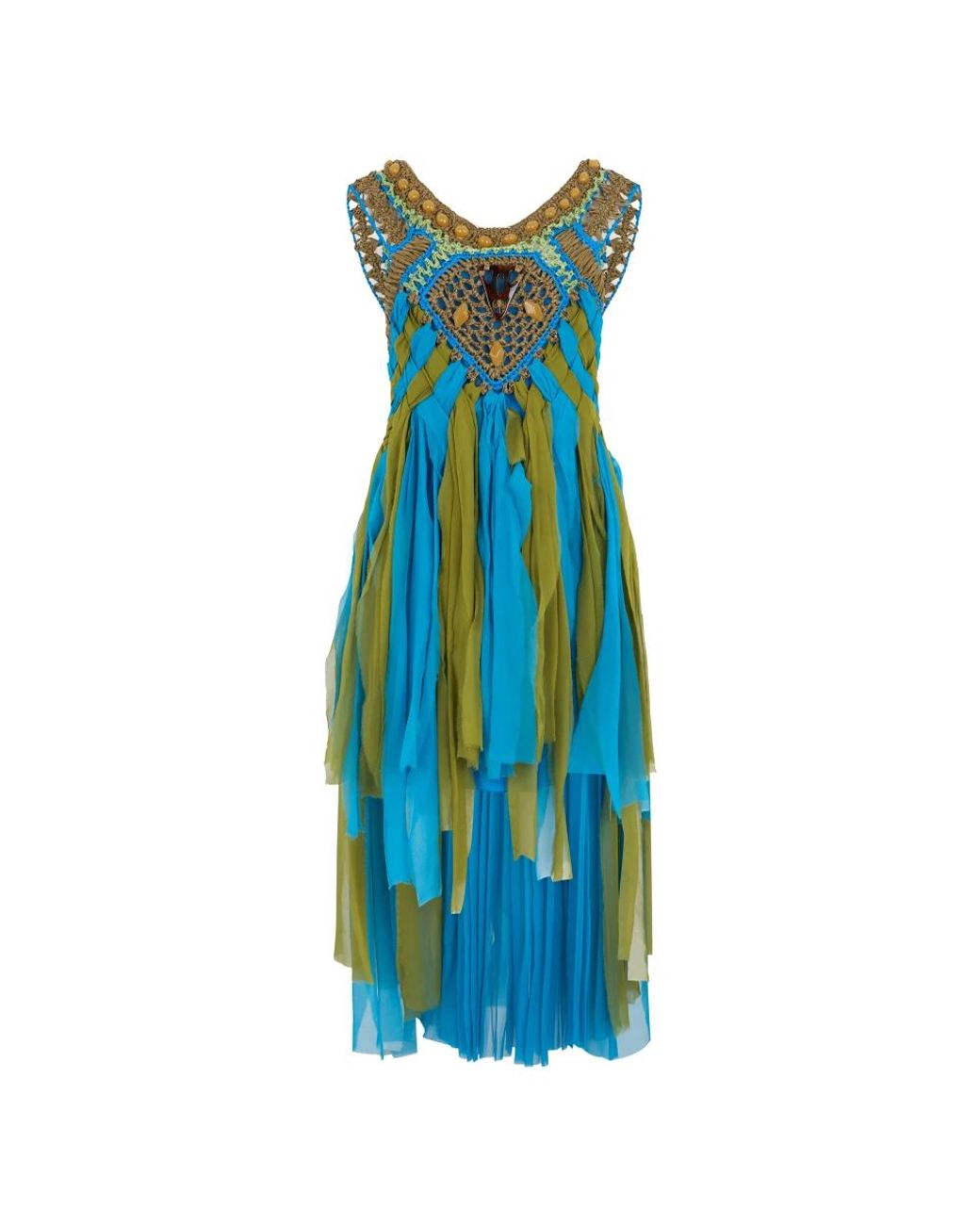 Alberta Ferretti Blue Midi Dresses