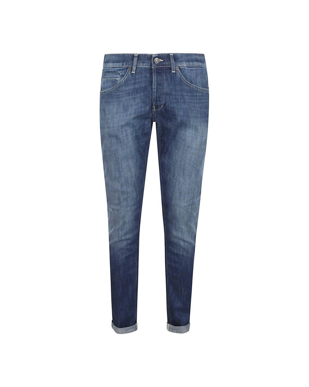 Dondup Blue Slim Fit Jeans for men