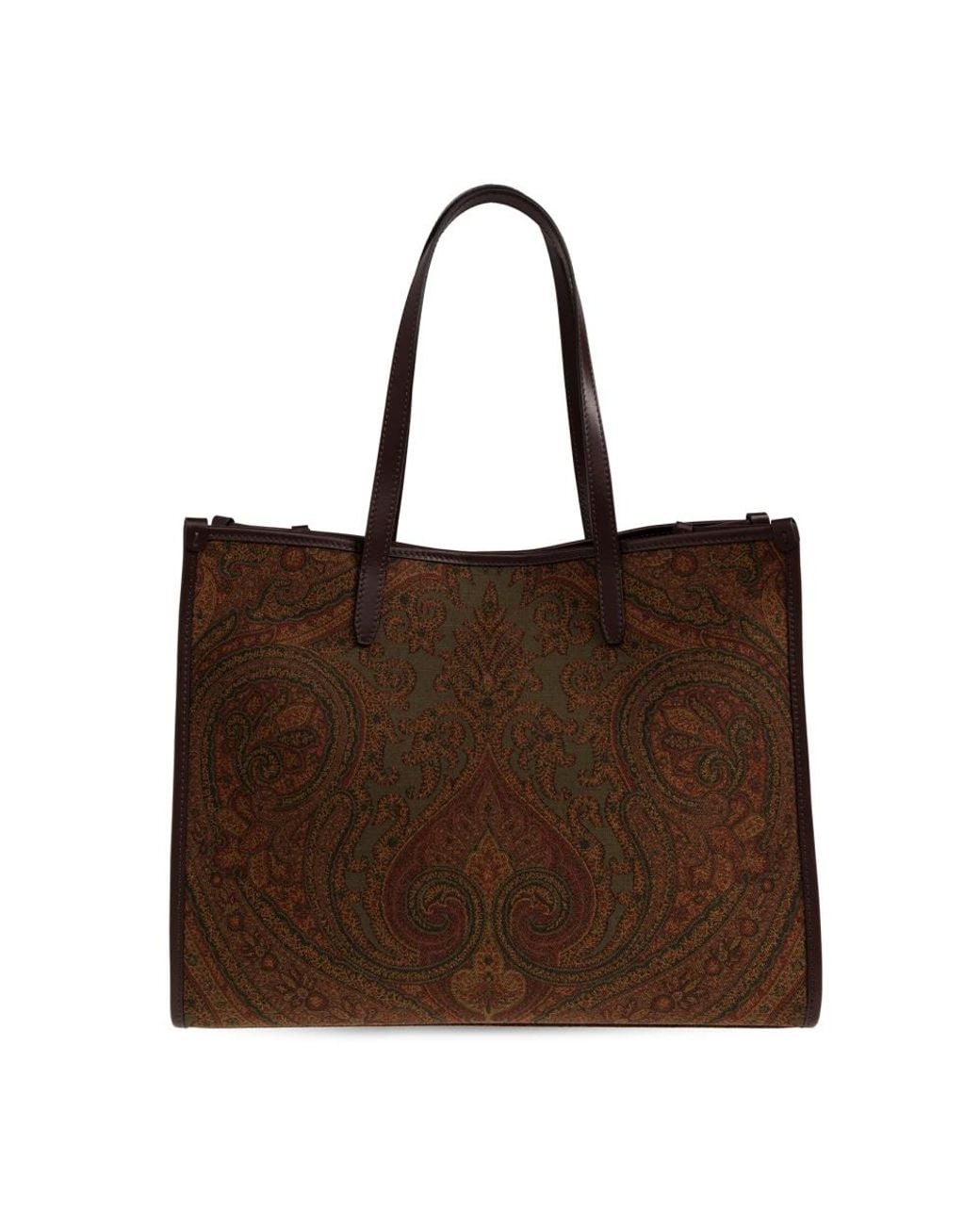 Etro Brown Shopping Bags