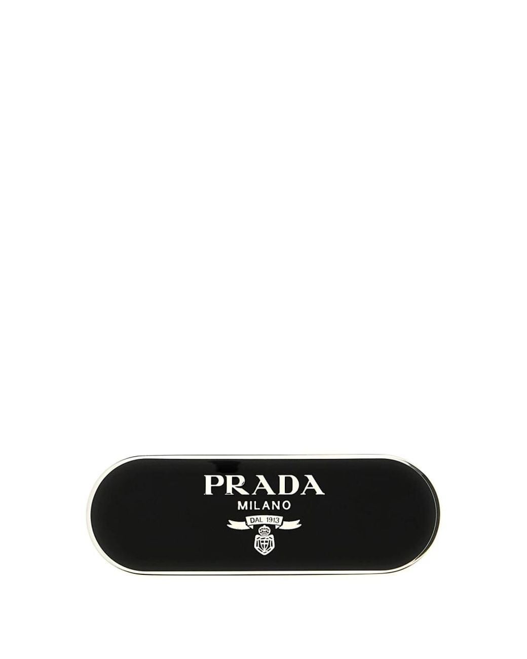 Prada Versierde Haarclip in het Black