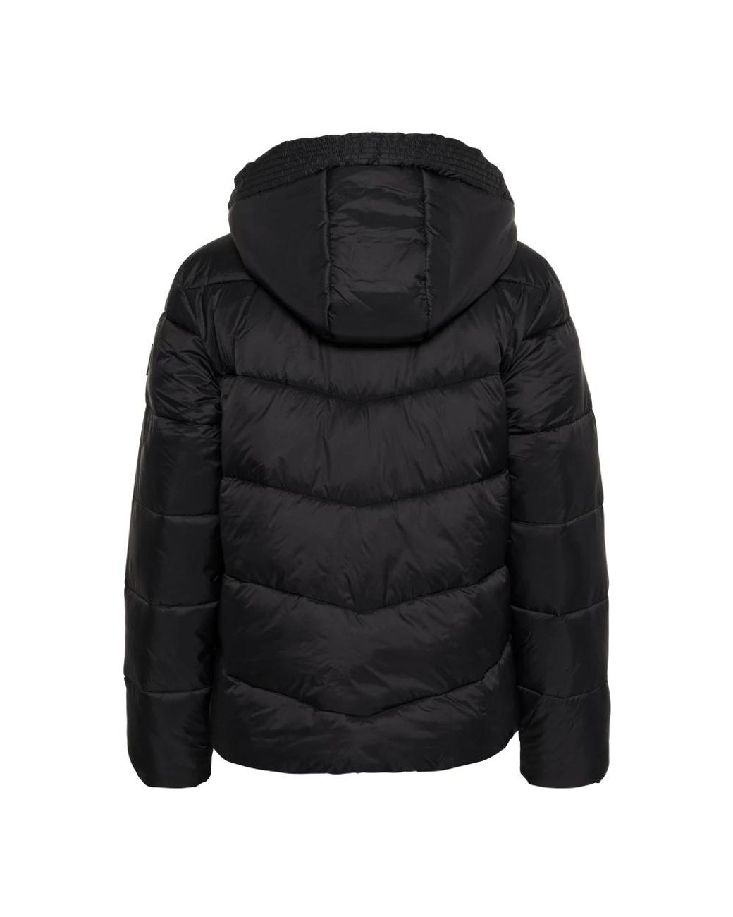 Winter Jackets Kaffe de color Black