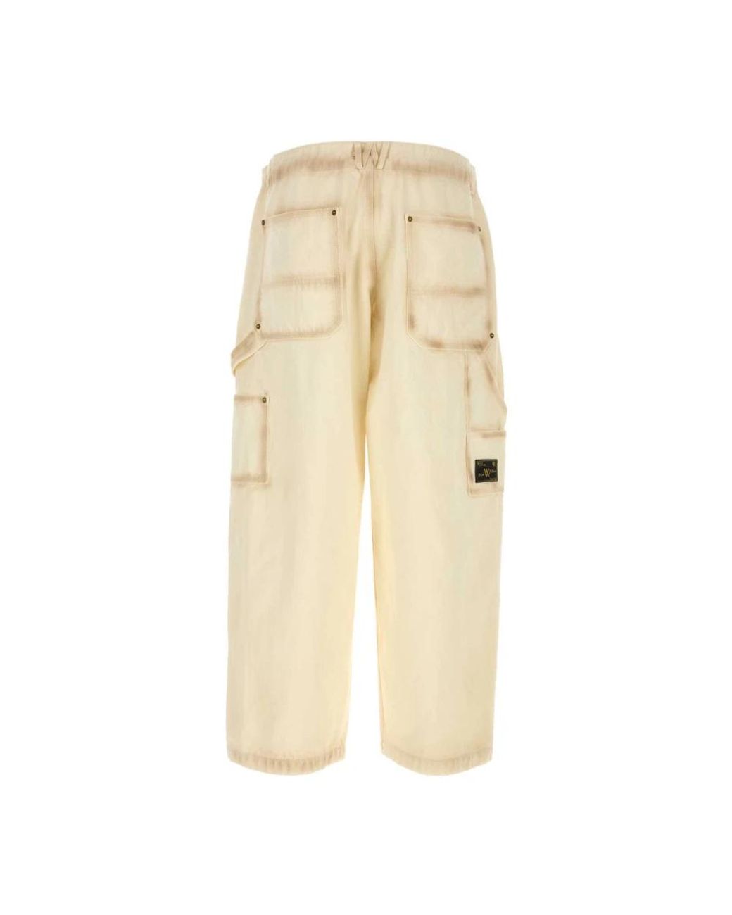 Willy Chavarria Natural Cropped Trousers for men