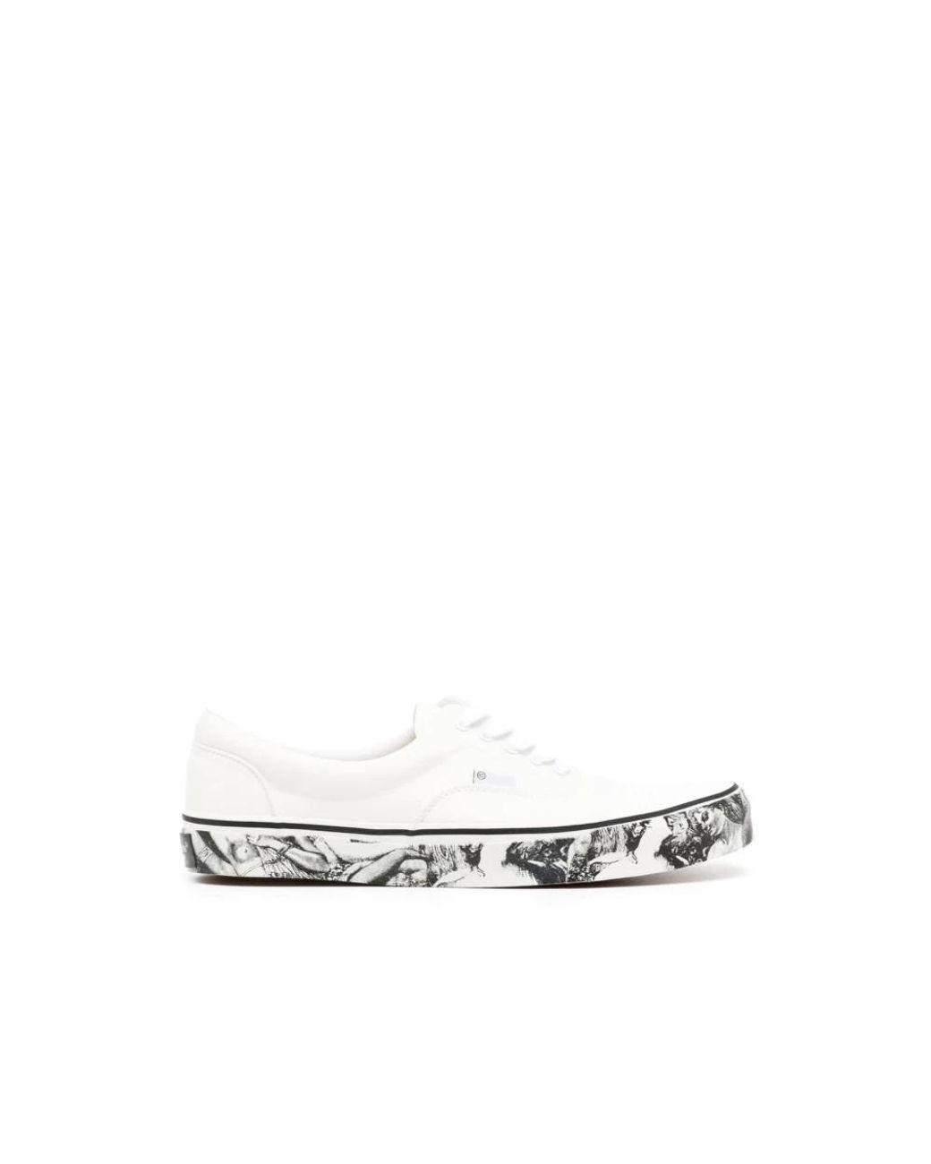 Undercover White Printed Soles Canvas Sneakers L for men