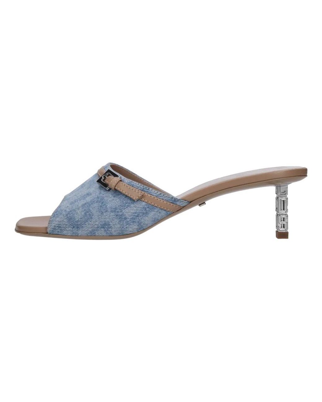 Gcds Blue Heeled Mules