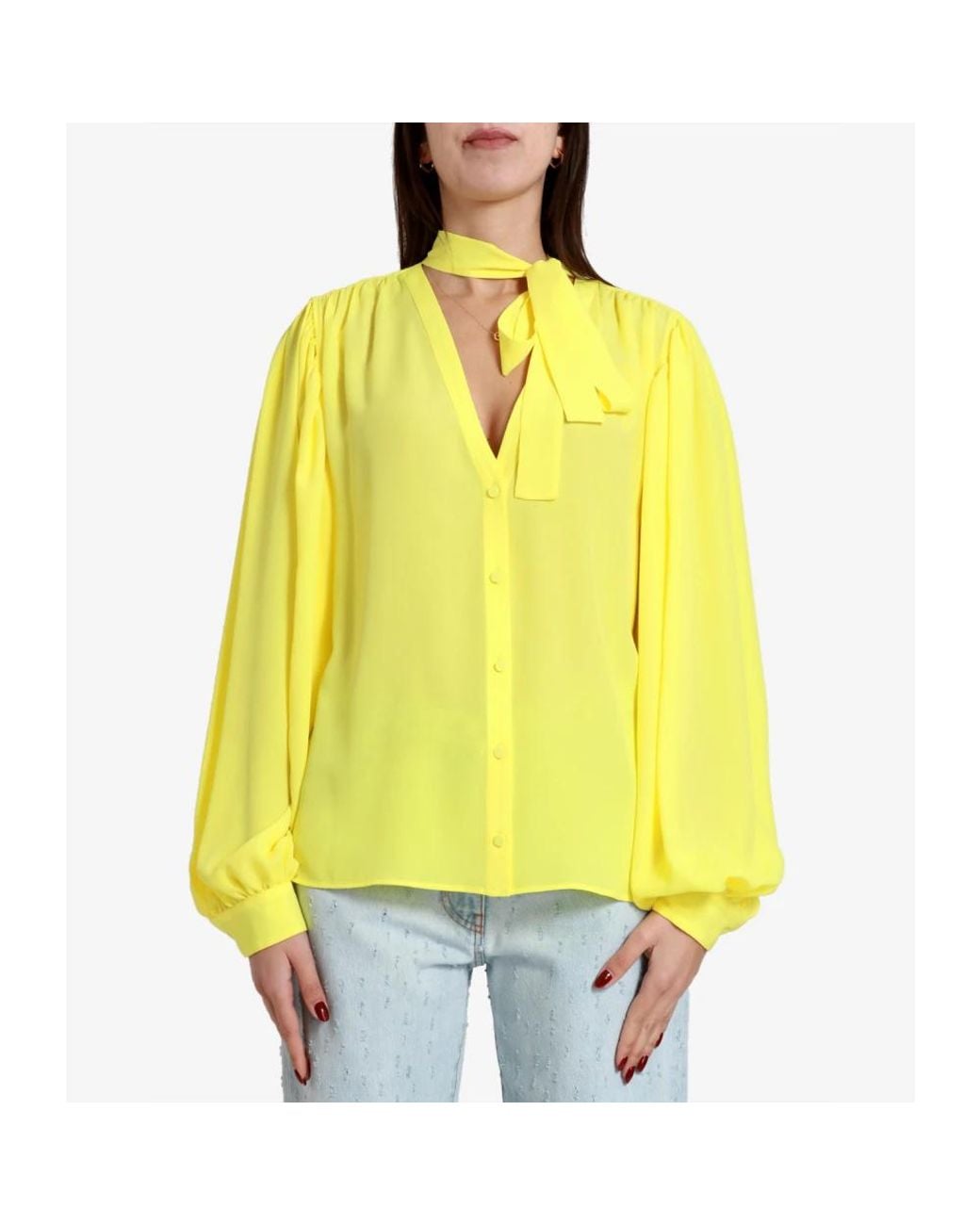 MSGM Yellow Blouses