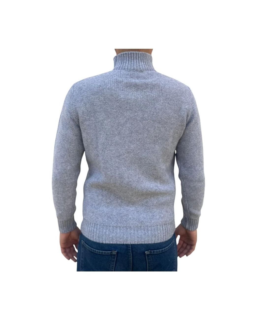 Kangra Blue Turtlenecks for men